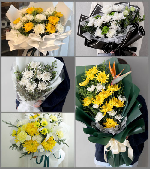 贵州毕节市金沙县城关镇古楼村白事花束代送